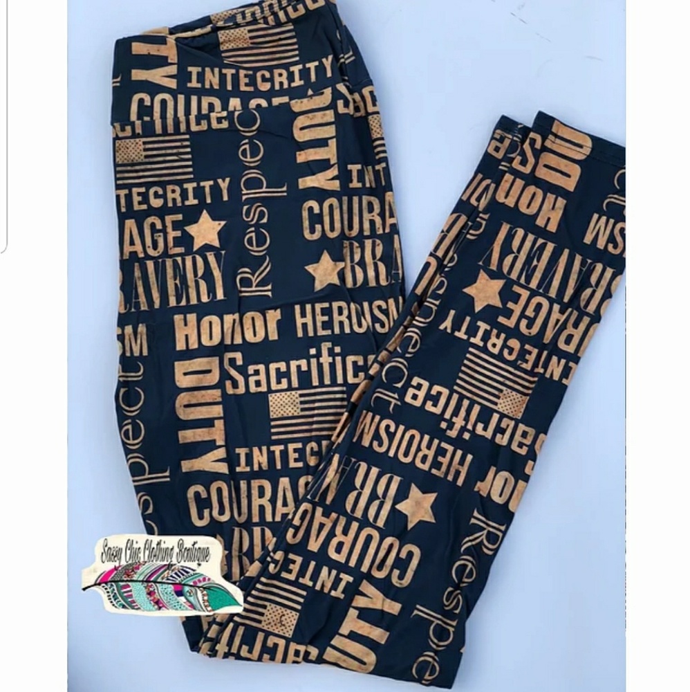 Military  respects Leggings NWT